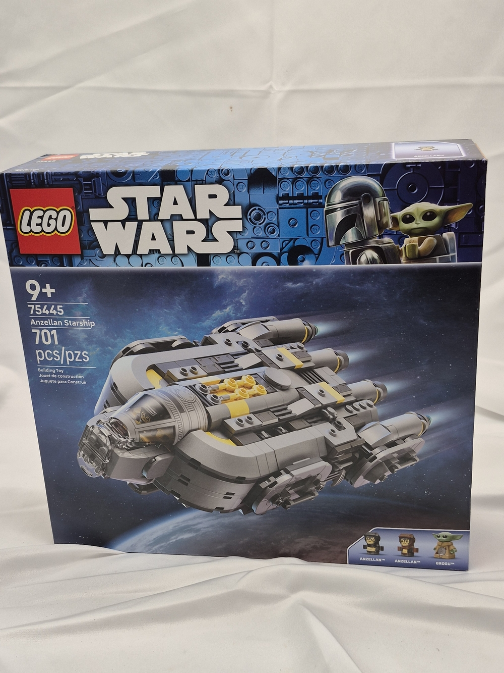 LEGO Star Wars Anzellan Starship 75445 - Gray and Yellow Building Set